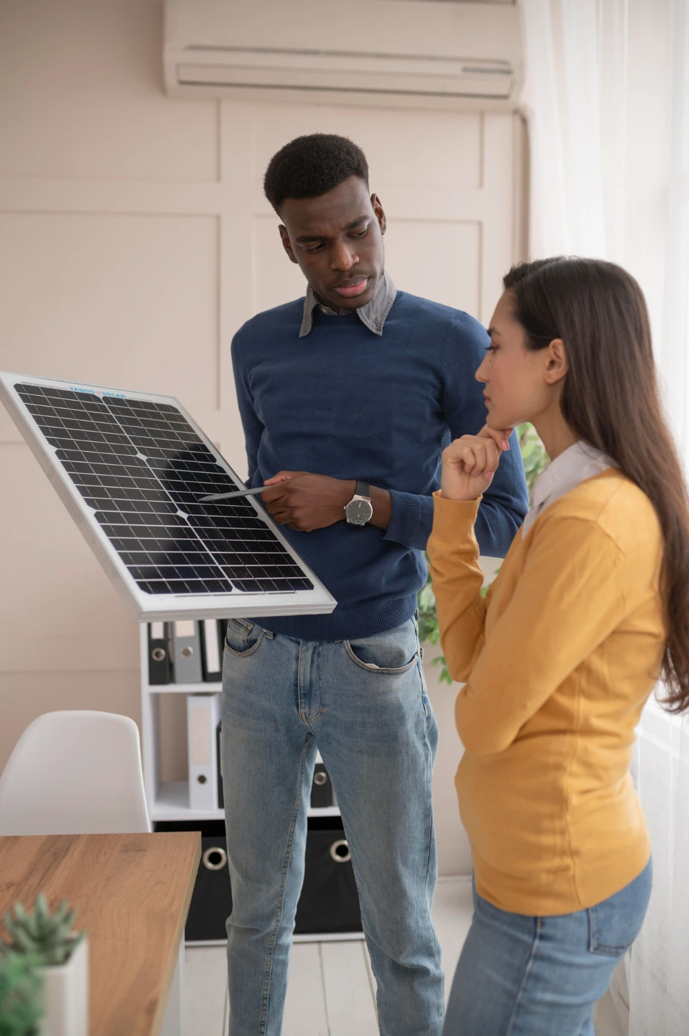 1-b (2) Solar battery installation for homes