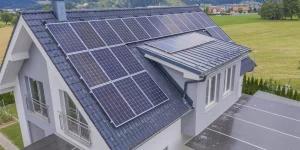 Home solar system with battery storage